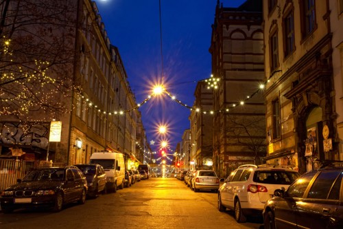 Lichterkette auf der Louisenstraße