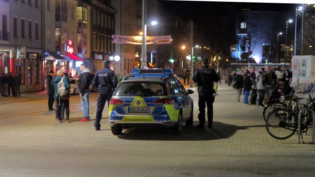 Polizeieinsatz an der Scheune